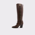 Adworeweth Dark Brown Women's Tall Boots Boots Dark Brown Women Aldo - 3