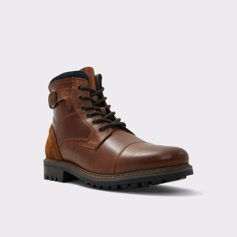 Afiet Cognac Men's Lace-Up Boots Boots Aldo Cognac Men - 4