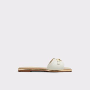 Alamassi Open White Women's Flat Sandals Aldo Sandals Women Open White - 1