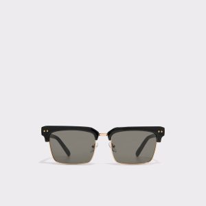 Aldo Apanas Black/Gold Multi Women's Square Sunglasses Black/Gold Multi Women - 1