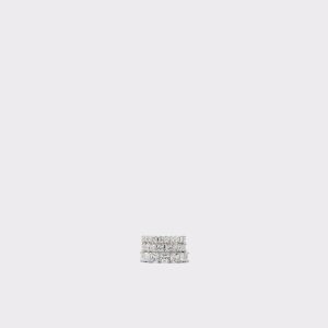 Aldo Aschiana Silver/Clear Multi Women's Rings Women Silver/Clear Multi Jewelry - 1