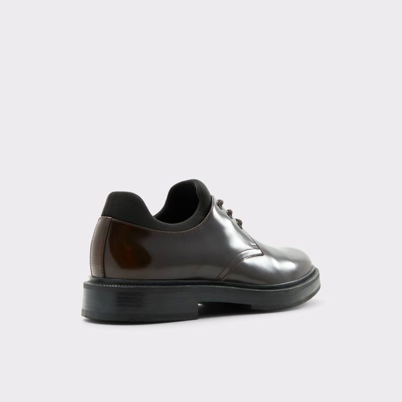 Aldo Barlow Dark Brown Men's Oxfords & Lace-Ups Dark Brown Men Oxfords & Lace-Ups - 2