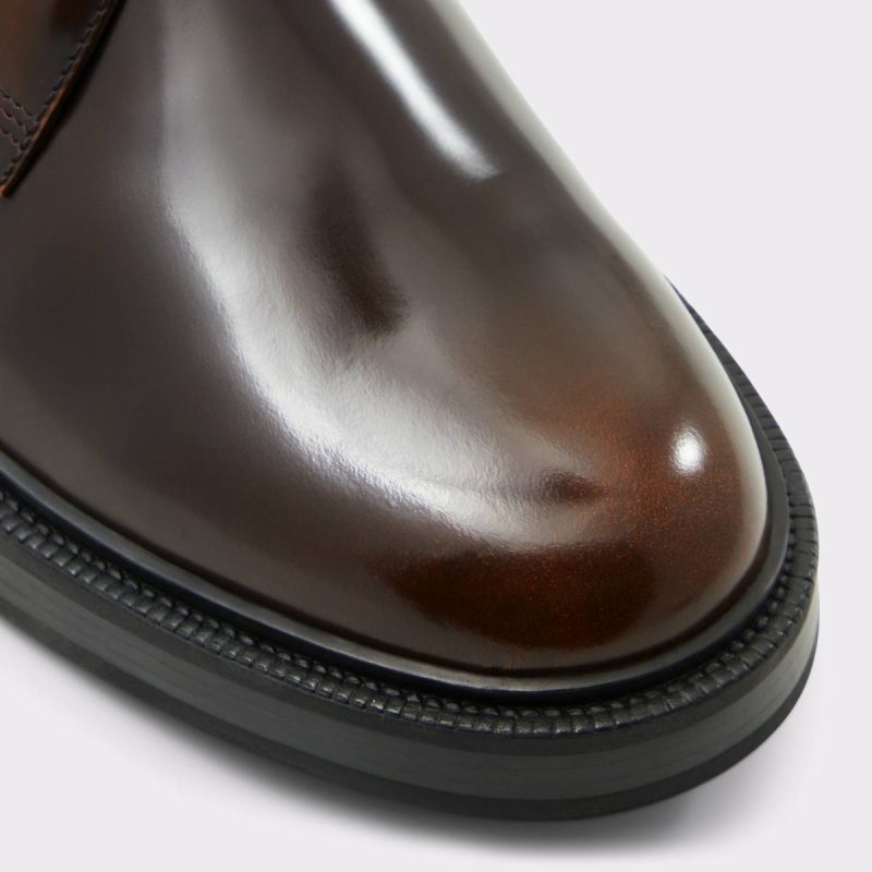 Aldo Barlow Dark Brown Men's Oxfords & Lace-Ups Dark Brown Men Oxfords & Lace-Ups - 5
