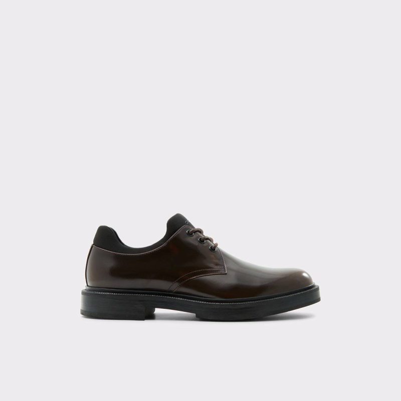 Aldo Barlow Dark Brown Men's Oxfords & Lace-Ups Dark Brown Men Oxfords & Lace-Ups - 1