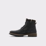 Aldo Black Boots Afiet Black Men's Lace-Up Boots Men - 3