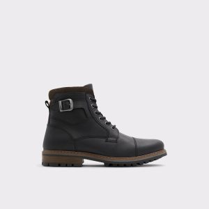 Aldo Black Boots Afiet Black Men's Lace-Up Boots Men - 1