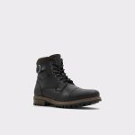 Aldo Black Boots Afiet Black Men's Lace-Up Boots Men - 4