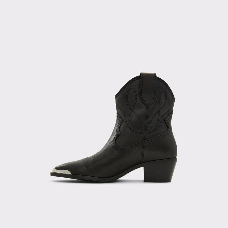 Aldo Black Boots Valley Black Women's Western And Cowboy Boots Women - 3