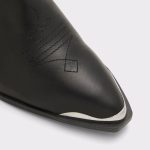 Aldo Black Boots Valley Black Women's Western And Cowboy Boots Women - 5