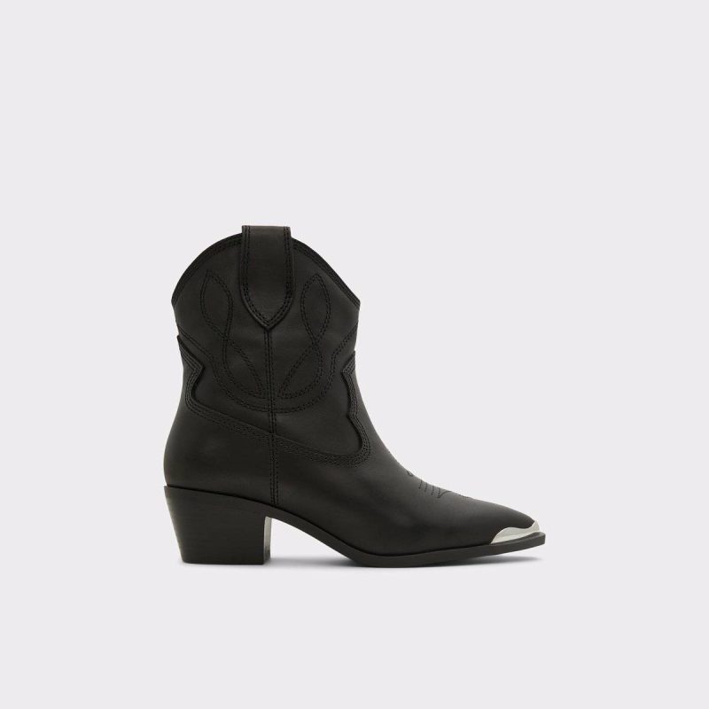 Aldo Black Boots Valley Black Women's Western And Cowboy Boots Women - 1