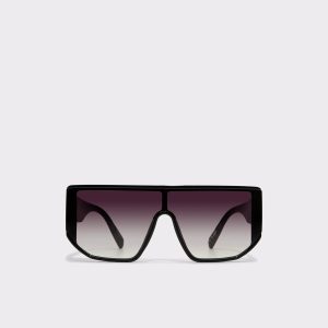 Aldo Black/Gold Multi Women Thiedan Black/Gold Multi Women's Shield Sunglasses - 1