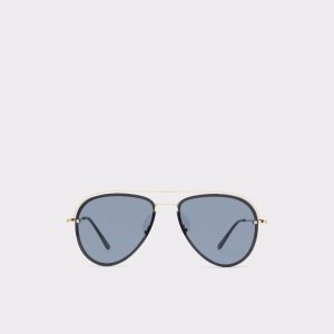 Aldo Black Men Areavia Black Men's Aviator Sunglasses - 1
