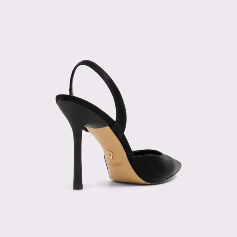 Aldo Black Women Heels Berolden Black Women's Slingbacks - 2