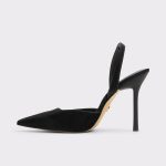 Aldo Black Women Heels Berolden Black Women's Slingbacks - 3