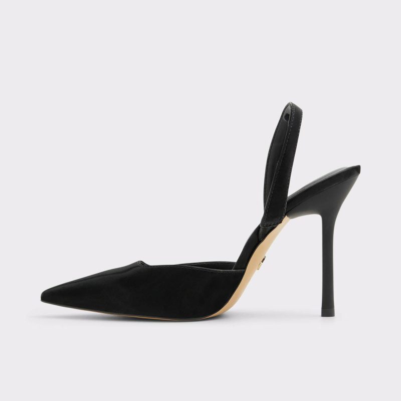 Aldo Black Women Heels Berolden Black Women's Slingbacks - 3