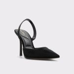 Aldo Black Women Heels Berolden Black Women's Slingbacks - 4