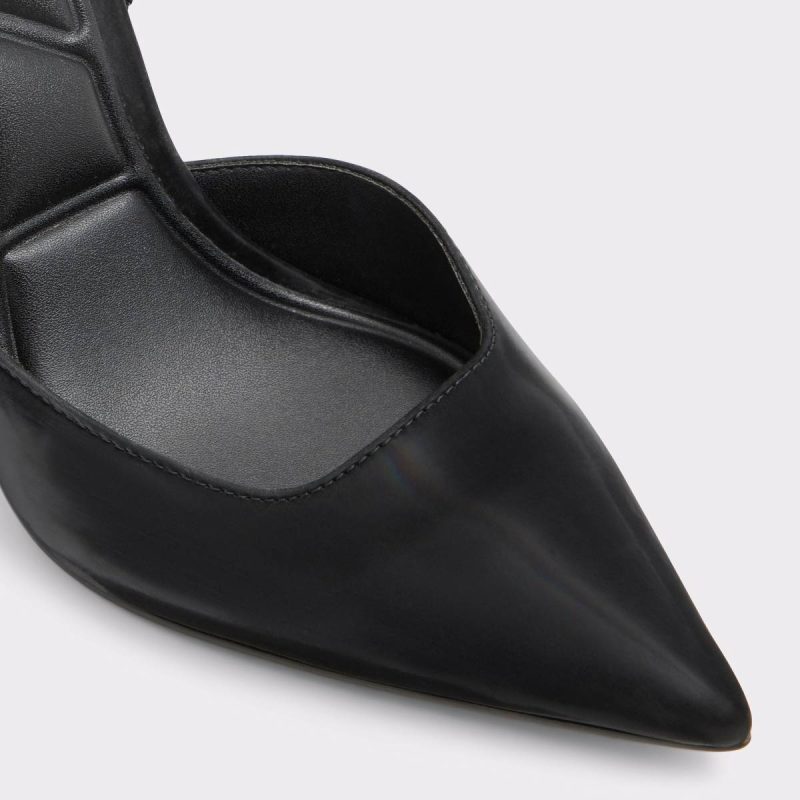 Aldo Black Women Heels Berolden Black Women's Slingbacks - 5