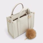 Aldo Bone Women Ririix Bone Women's Tote & Satchel Bags Tote & Satchel Bags - 3