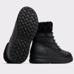 Aldo Boots Chilly Black Synthetic Mixed Material Women's Winter Boots Women Black Synthetic Mixed Material - 2