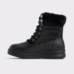 Aldo Boots Chilly Black Synthetic Mixed Material Women's Winter Boots Women Black Synthetic Mixed Material - 4