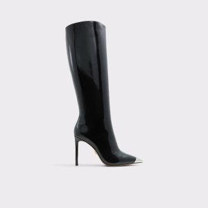 Aldo Boots Women Black Agathea Black Women's Dress Boots - 1