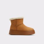 Aldo Boots Women Tan Plushy Tan Women's Cold Weather Shoes - 1
