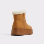 Aldo Boots Women Tan Plushy Tan Women's Cold Weather Shoes - 3