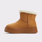 Aldo Boots Women Tan Plushy Tan Women's Cold Weather Shoes - 4
