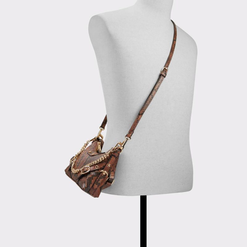Aldo Brown Multi Farelix Brown Multi Women's Shoulder Bags Women Shoulder Bags - 5