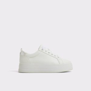 Aldo Chiccomfort Open White Women's Platform And Wedge Sneakers Open White Women Sneakers - 1