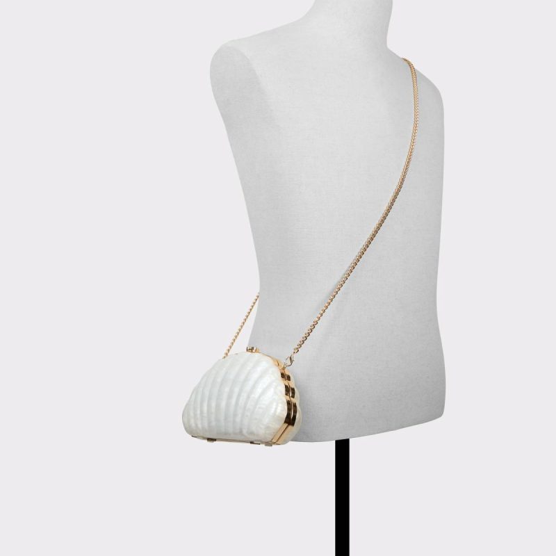 Aldo Clutches & Evening Bags Other White Sheshell Other White Women's Clutches & Evening Bags Women - 4