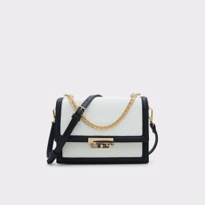 Aldo Crossbody Bags Laisbyyx White/Black Women's Crossbody Bags Women White/Black - 1