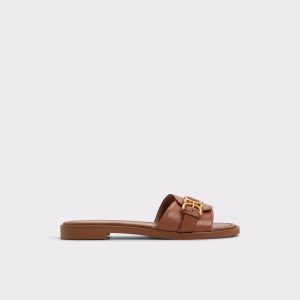 Aldo Dallaedar Medium Brown Women's Flat Sandals Medium Brown Women Sandals - 1