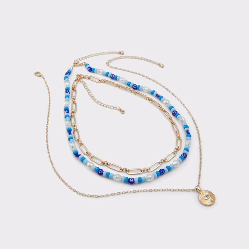 Aldo Dark Blue Menkalinan Dark Blue Women's Necklaces Women Jewelry - 1
