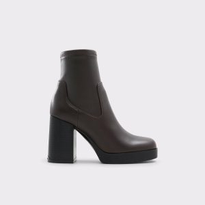 Aldo Dark Brown Boots Women Seraphica Dark Brown Women's Ankle Boots - 1