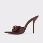 Aldo Edoassi Bordo Women's Heeled Mules Women Bordo Sandals - 5