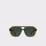 Aldo Elaurien Khaki Men's Aviator Khaki Sunglasses Men - 1