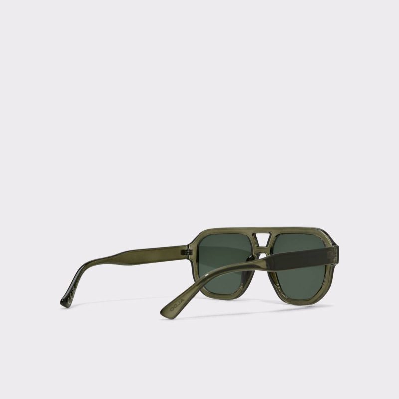 Aldo Elaurien Khaki Men's Aviator Khaki Sunglasses Men - 3