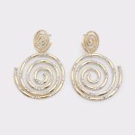 Aldo Glamswirls Gold/Clear Multi Women's Earrings Gold/Clear Multi Women Jewelry - 1