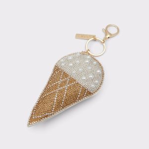 Aldo Gold/Clear Multi Women Bag Charms & Keychains Scoops Gold/Clear Multi Women's Bag Charms & Keychains - 1