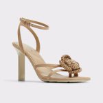 Aldo Heels Sand Wildblossom Sand Women's Heeled Sandals Women - 4