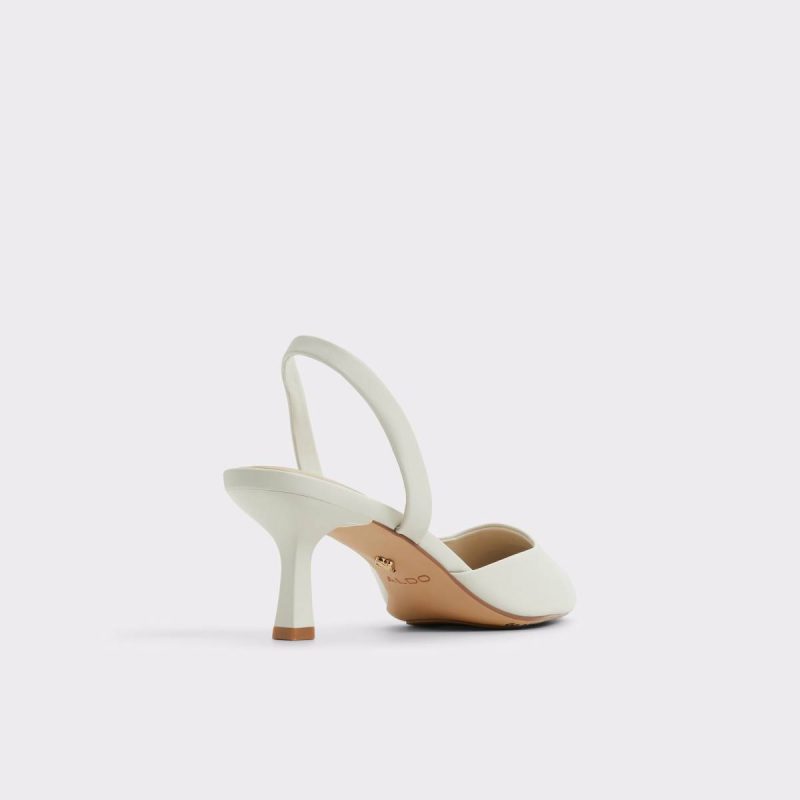 Aldo Heels Women Gavedessi Open White Women's Slingbacks Open White - 2
