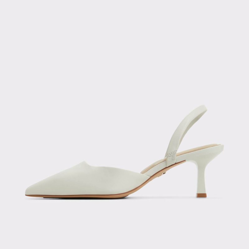 Aldo Heels Women Gavedessi Open White Women's Slingbacks Open White - 3