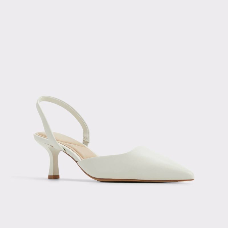 Aldo Heels Women Gavedessi Open White Women's Slingbacks Open White - 4