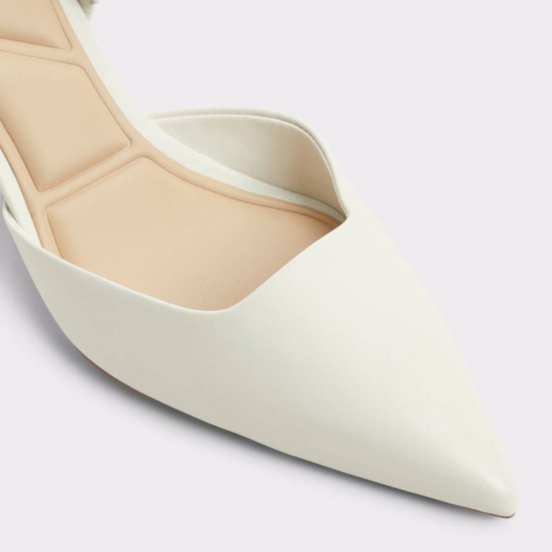 Aldo Heels Women Gavedessi Open White Women's Slingbacks Open White - 5