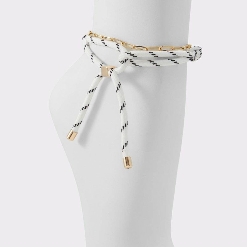 Aldo Jewelry White Wrapme White Women's Anklets Women - 1