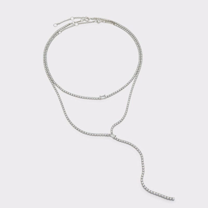 Aldo Jewelry Women Silver/Clear Multi Alata Silver/Clear Multi Women's Cubic Zirconia - 1
