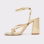 Aldo Laurader Gold Women's Block Heels Heels Women Gold - 3