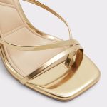 Aldo Laurader Gold Women's Block Heels Heels Women Gold - 5