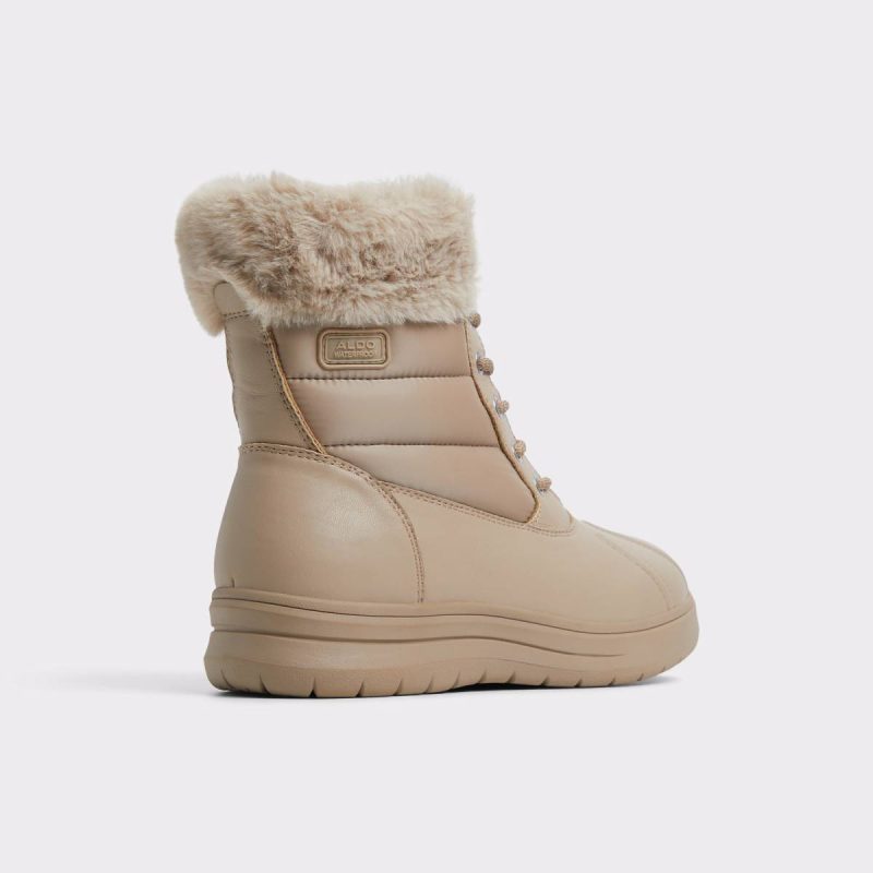 Aldo Light Beige Synthetic Mixed Material Chilly Light Beige Synthetic Mixed Material Women's Winter Boots Boots Women - 3